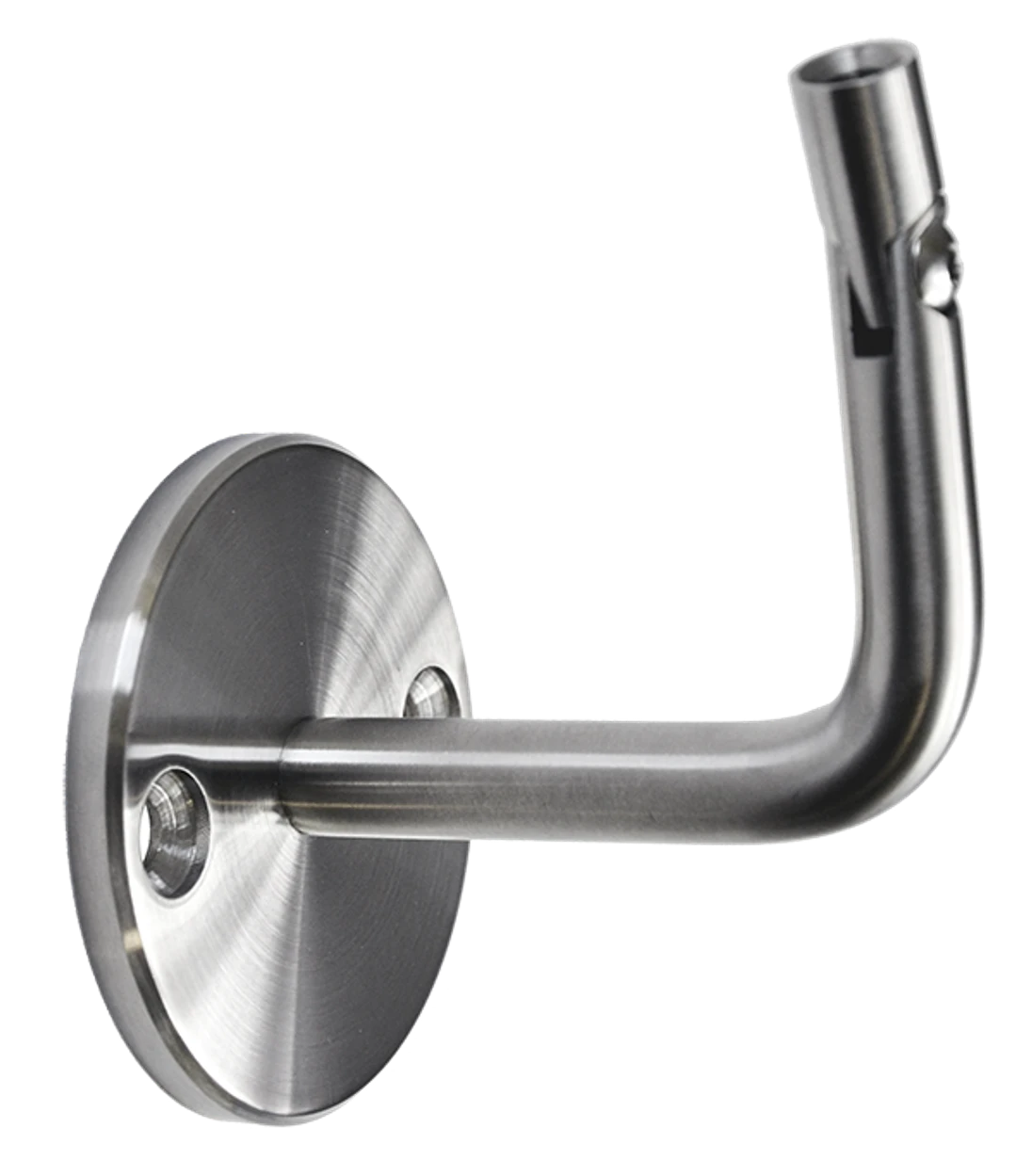 Držiak madla s kĺbom na stenu, brúsená nerez AISI 304