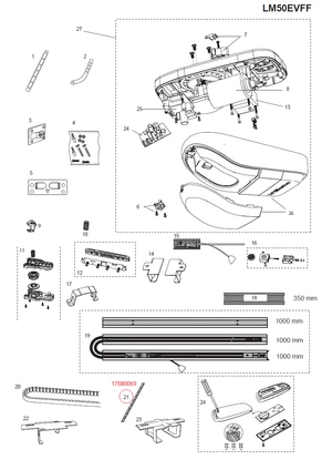 178B0069 závesná konzola pohonu (1 kus) - slide 1