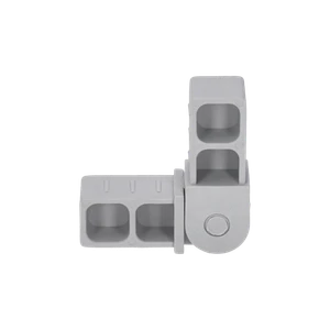 Plastová spojka - pohyblivý kus do profilu 20 x 20 x 1,5 mm - slide 2