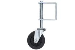 Spodné vodiace koliesko 4` pre krídlové brány, s pružinou