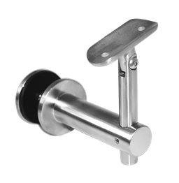 Držák madla ø42.4mm s kloubem, broušená nerez AISI304