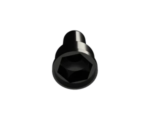 Krytka plastová na matice a skrutky M24, predĺžená, čierna - slide 1