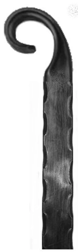 Ukončení rámu brány H 300 mm,30x30x2mm,válcovaná ocel