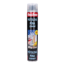 Montážní pěna zimní PUP 750 ml, nízkoexpanzní, výrobce Fischer, pistolová