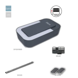 SPIDER32BLBDWKCE sada s WIFI pre sekcionálnu bránu do 16,9 m2