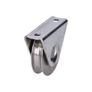 Vodiaca kladka ø 78 mm na montáž pod rám, AISI 304 - slide 0