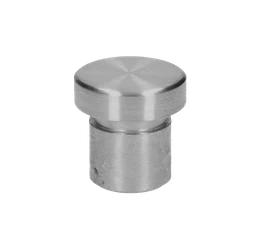 Ukončenie na trubku ø 12 mm, plný materiál, AISI 304