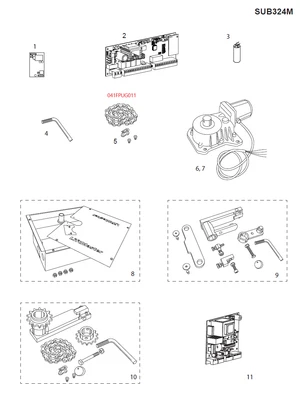Reťaz a spojka reťaze pre Liftmaster SUB-180 - slide 0