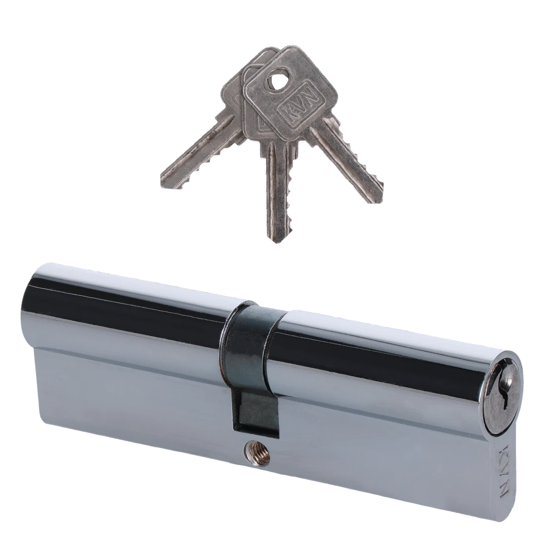Cylindrická vložka EURO 50/50 mm, niklová, 3 kľúče