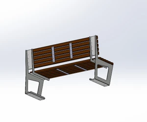 Rám pre lavičku, laserom vypalovaný, hrúbka 5 mm - slide 3