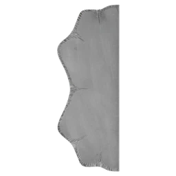 Štít 250x95x3mm bez otvorů, zdobený