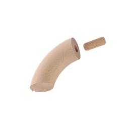 Drevený ukončovací oblúk ø 42 mm, buk bez náteru