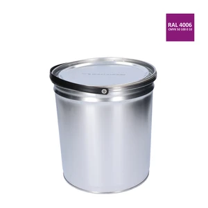 Farba antikorózna polomatná na zinok 5 kg signálna fialová - slide 0