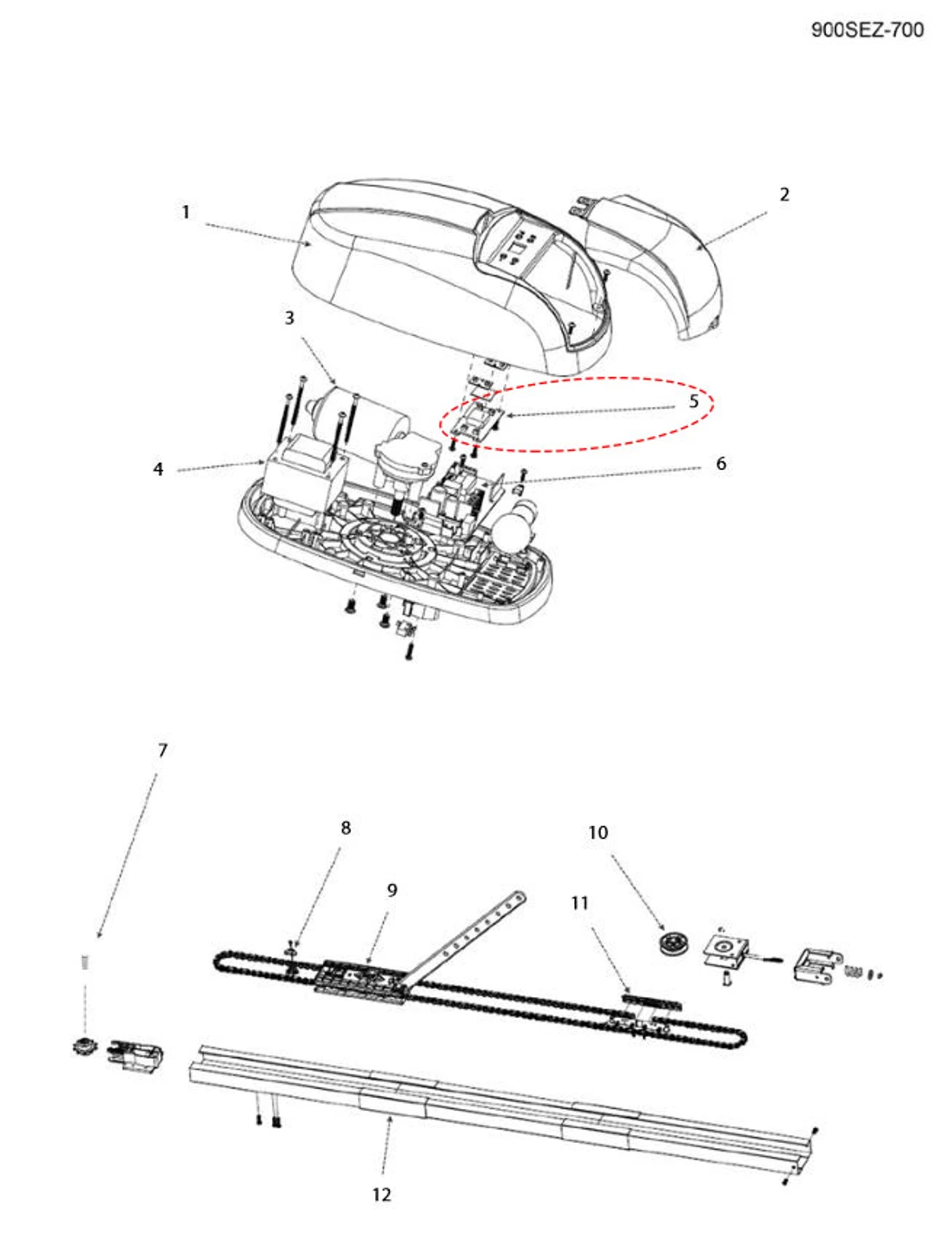800SKDISPLAY LCD - displej