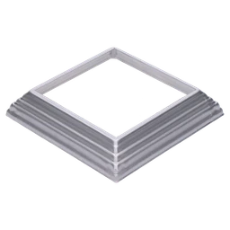 Krytka 142 x 142 x 29 mm, plech, diera 102 x 102 mm, výlisok