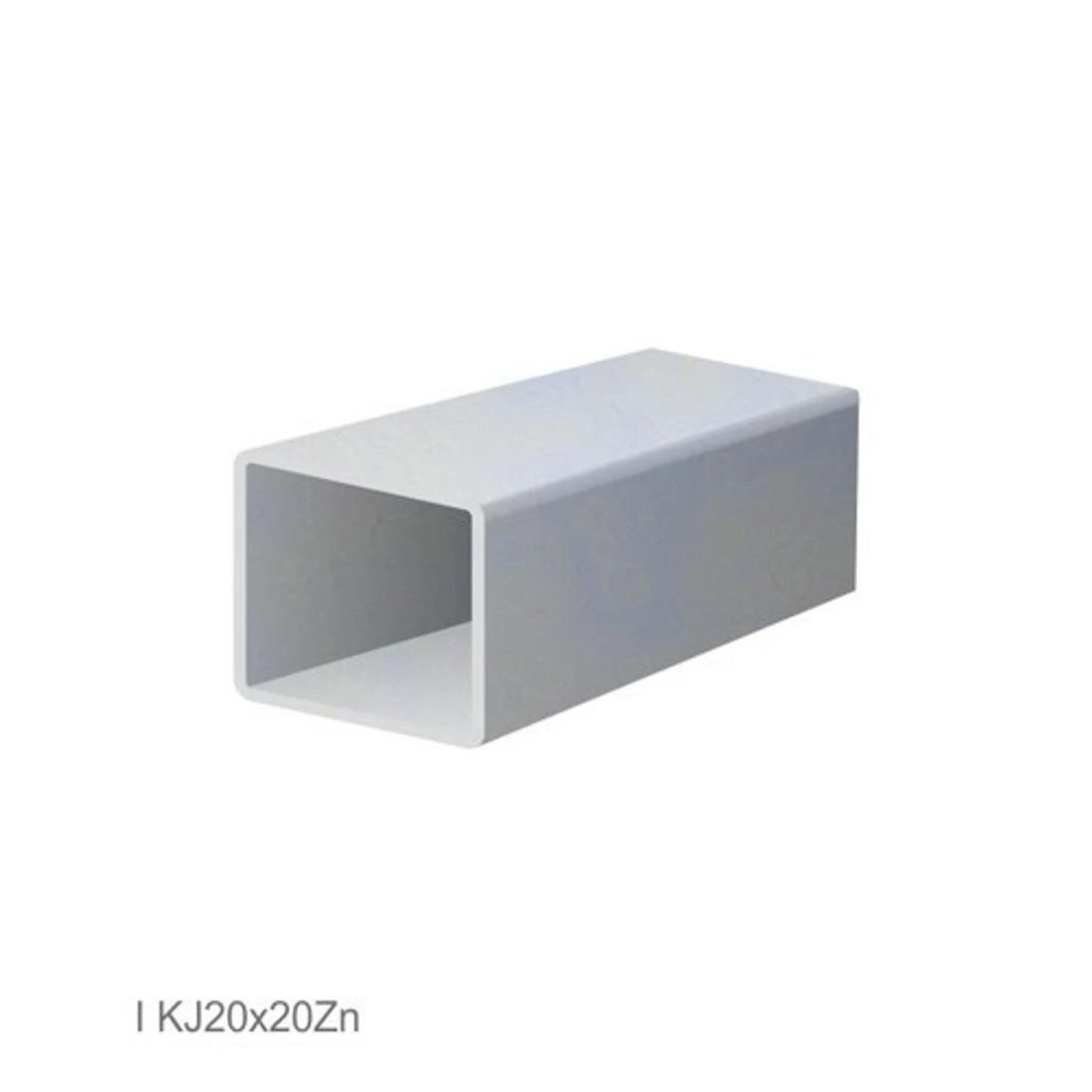 Uzavretý profil 20 x 20 x 1,2 x 3000 mm, pozink, hladký