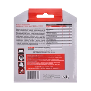 Turbo diamantový kotouč lisovaný za tepla 115 × 2,2 × 22 mm - slide 7