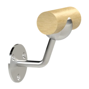 Držák LED madla na stěnu, broušená nerez AISI 304 - slide 3