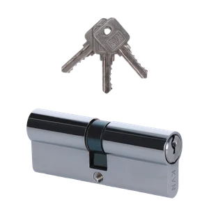 Cylindrická vložka EURO 40/40 mm, niklová, 3 kľúče - slide 0