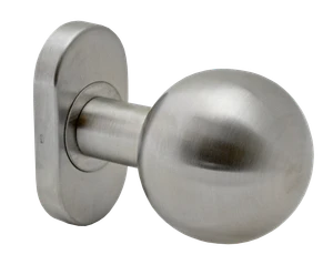 Koule s oválnou rozetou, otočná, pravá, broušená AISI304 - slide 0