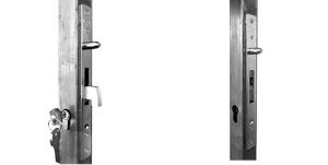 Profil 40 x 40x1,5 mm, H=2000 mm se zámkem bez zapuštění - slide 1