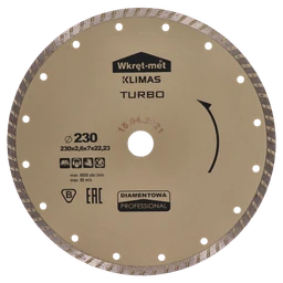 Turbo diamantový kotouč 230 x 2,6 x 22 mm