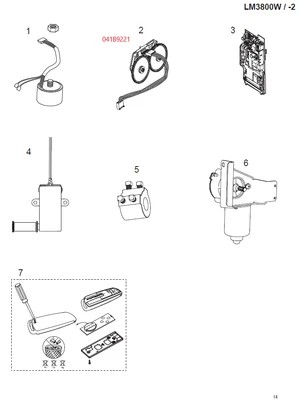 041B9221 ENKODÉR pre LM3800W - slide 0