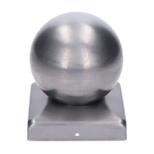 Strieška plechová, 100 x 100 mm s guľou ø 100 mm - slide 1