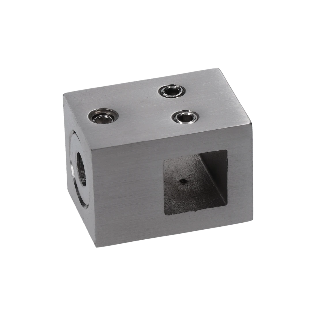 Držák profilu 12 x 12 mm přechodný, plochý, AISI 304