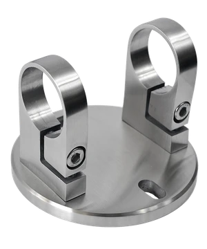 Úchyt na bočné kotvenie stĺpu ø 42,4 mm, brúsená AISI 304 - slide 0