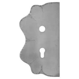 Štít 250 x 135 x 3 mm, rozteč 72 mm, zdobený, ľavý - slide 0