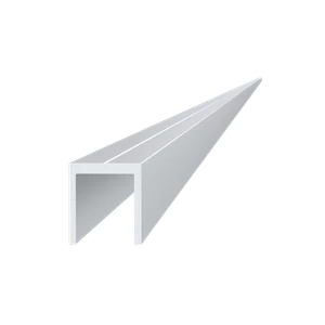 U profil 20,5 x 22 x 6000 mm, hliník, bez povrchové úpravy - slide 0