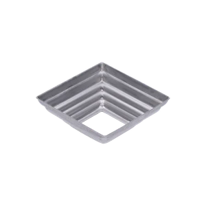 Krytka plechová, 90x90x29mm, díra: 32x32mm - slide 1