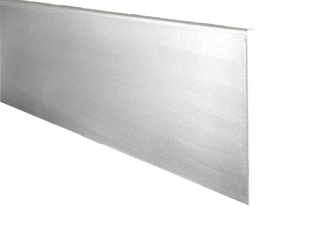 2,5 m krycí lišta boční-levá, broušená nerez AISI 304