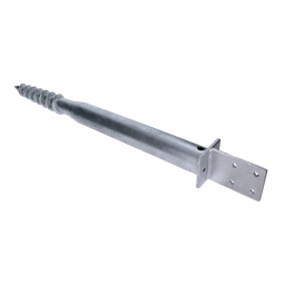 Zemný vrut, pätka T, 91 x 91 mm, žiarový pozink
