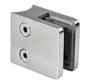 Svorka skla/plechu na trubku ø 42,4 mm, brúsená AISI 304 - slide 0