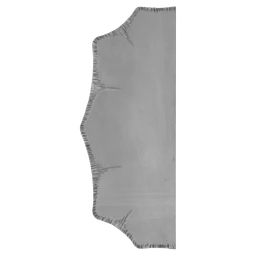 Štít 230 x 93 x 3 mm bez otvorov, zdobený, obojstranný