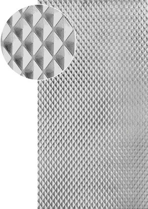 Plech pozinkovaný, 2000 x 1000 x 1,2 mm, 3D vzor ihlan - slide 0