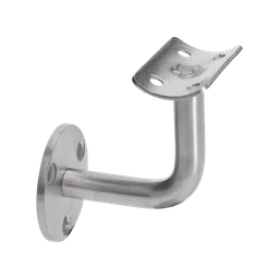 Držák madla ø42.4mm na stenu, broušená nerez AISI304