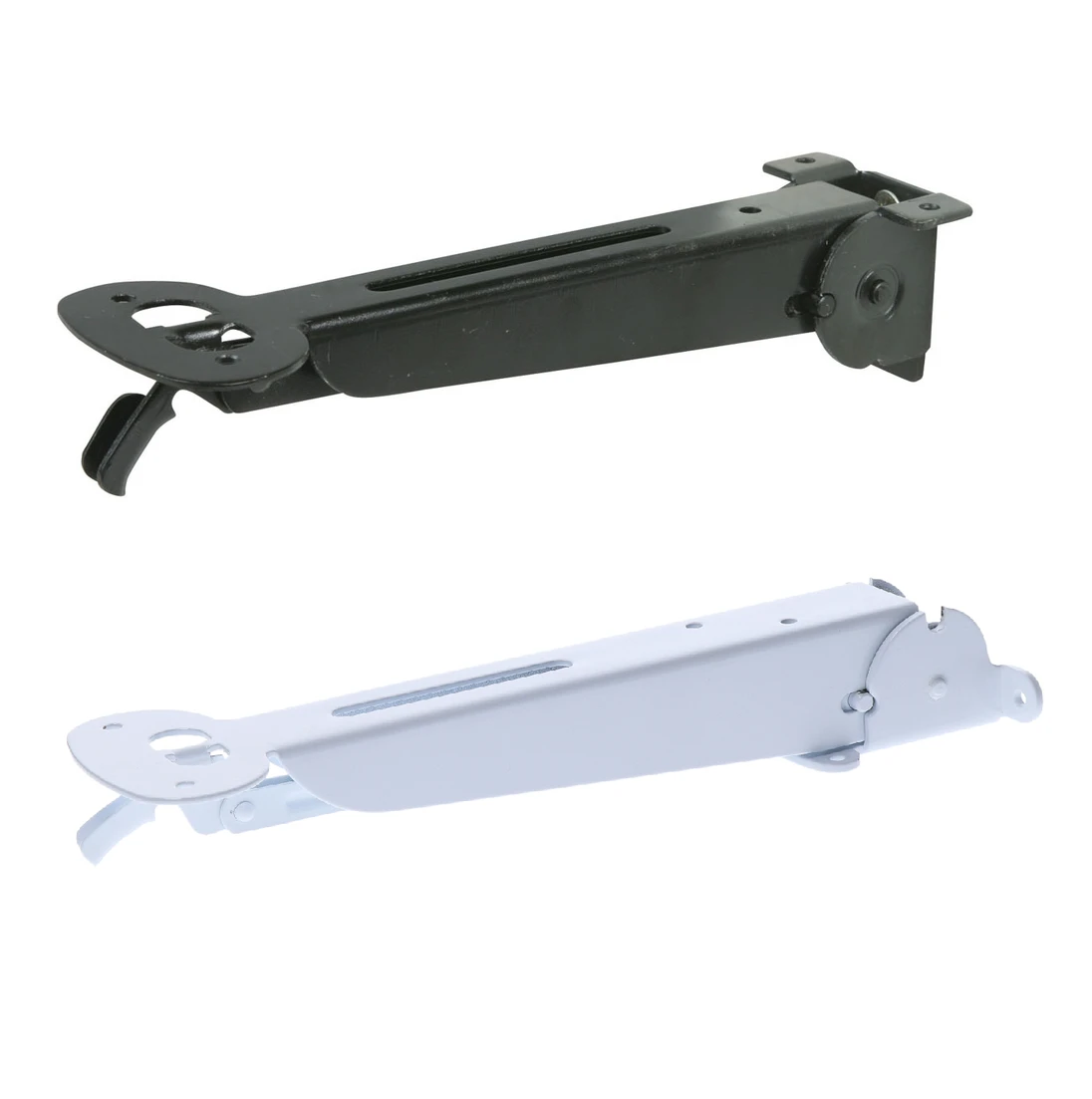 Sklápateľná konzola s blokovaním, L = 285 mm, biela/čierna