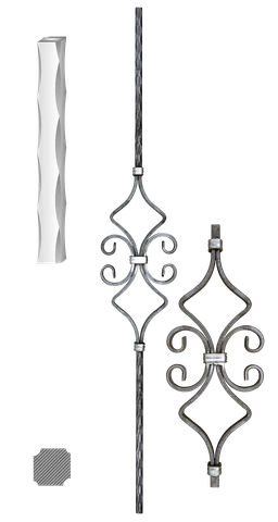 DOPRODEJ tyč 140 x 900 mm z profilu 12 x 12 mm