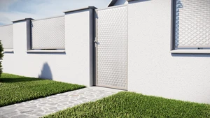 Plech pozinkovaný, 2000 x 1000 x 1,2 mm, 3D vzor guľa-ihlan - slide 2