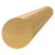 Drevený profil ø 42 x 2000 mm, buk, brúsený, bez náteru