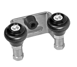 Horný doraz s vodiacimi gumovými kolieskami, ø 60 mm