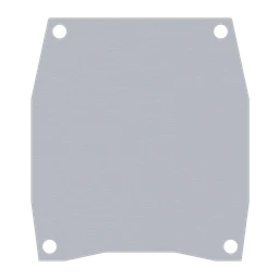 Záslepka pro hliníkový C profil 95 x 106 mm