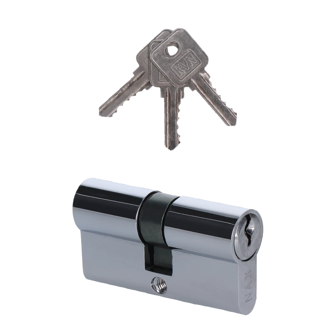 Cylindrická vložka EURO 30/30 mm, niklová, 3 kľúče