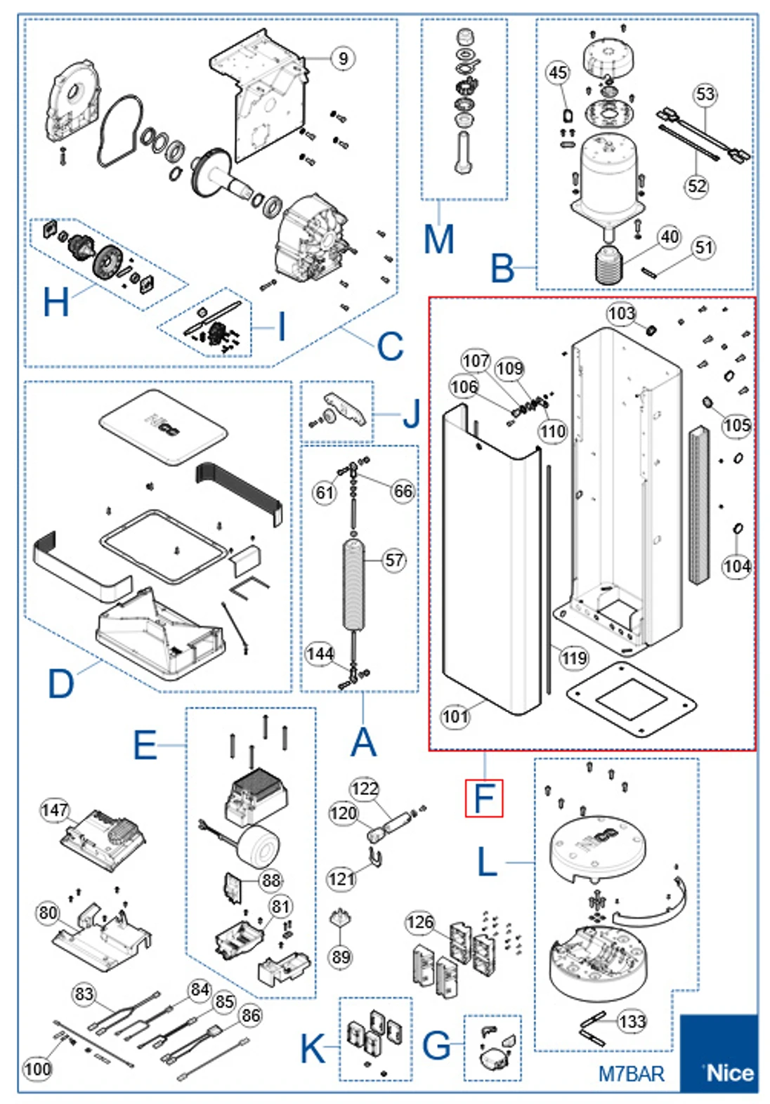 SPCAB02000 kit krytu pre WIDES