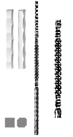 Tyč 25 x 25 x 1300 mm