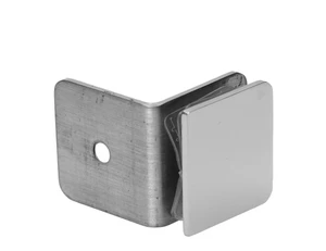 DOPREDAJ!Svorka skla medzi stenu a sklo 90°, sklo 8 - 10 mm, AISI 304 - slide 2