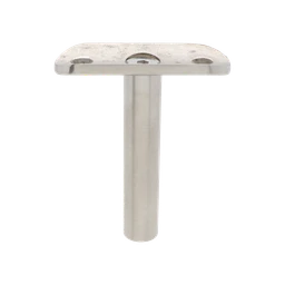 Držiak madla na trubku ø 42,4 mm, brúsená AISI 304